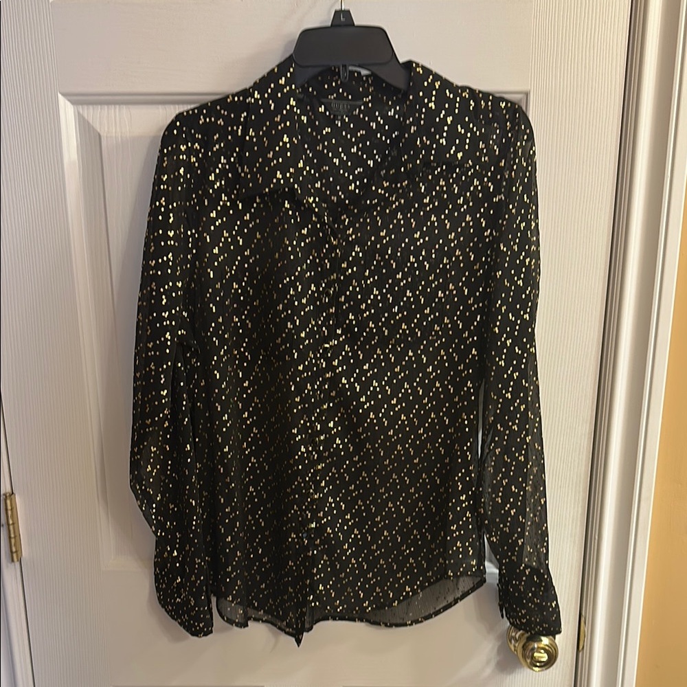 Black and Gold Women's Top